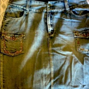 Jean skirt